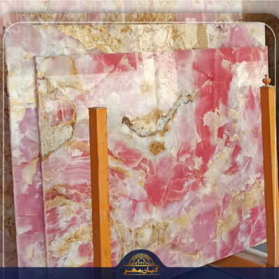 سنگ مرمر قرمز صورتی | صنایع سگ کیان مهر